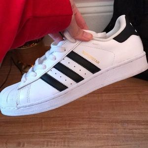 worn once! adidas superstar in box!!
